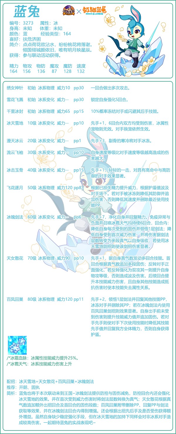 洛克王国蓝兔技能搭配1