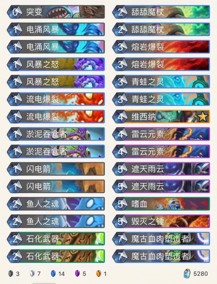 《炉石传说》巨龙降临过载萨卡组介绍1