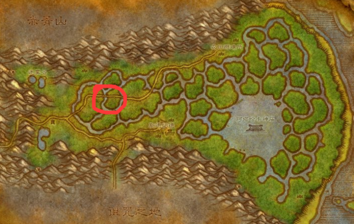 魔兽世界流沙泥潭在哪1