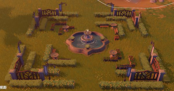 《原神》尘歌壶喷泉花园搭建教程6