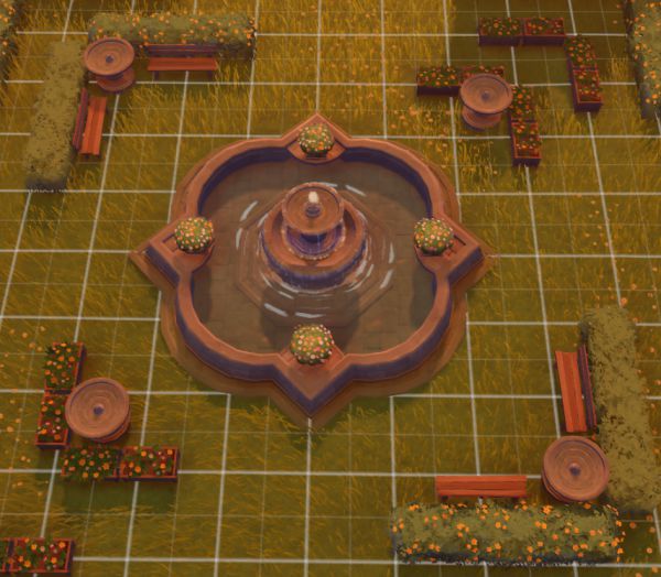 《原神》尘歌壶喷泉花园搭建教程12