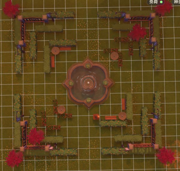 《原神》尘歌壶喷泉花园搭建教程13