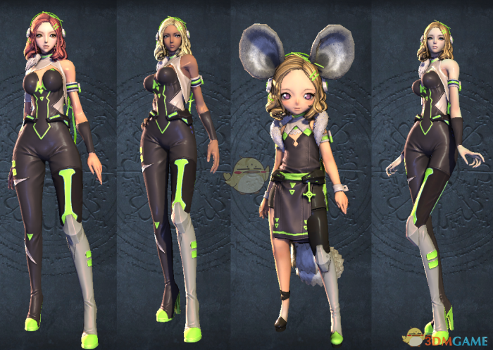 《剑灵》霓虹都市时装套装外观一览4