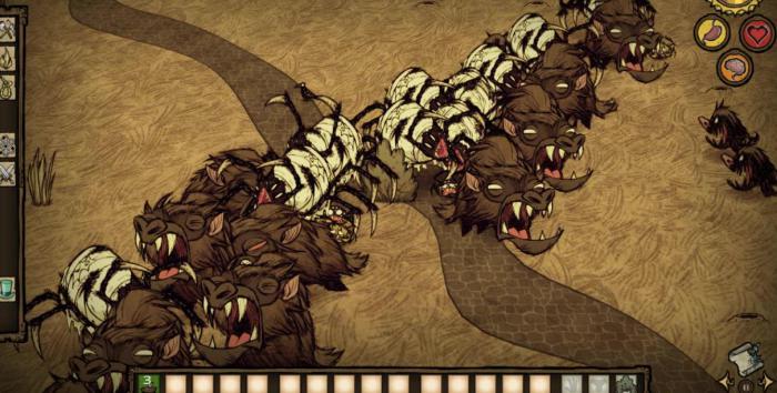 饥荒附身座狼怎么打1