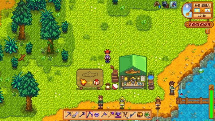 星露谷物语鳟鱼大赛需要准备哪些物品2