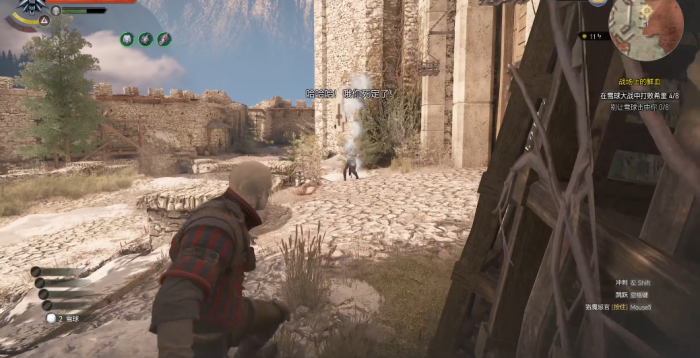 巫师3战场上的鲜血希里怎么打1