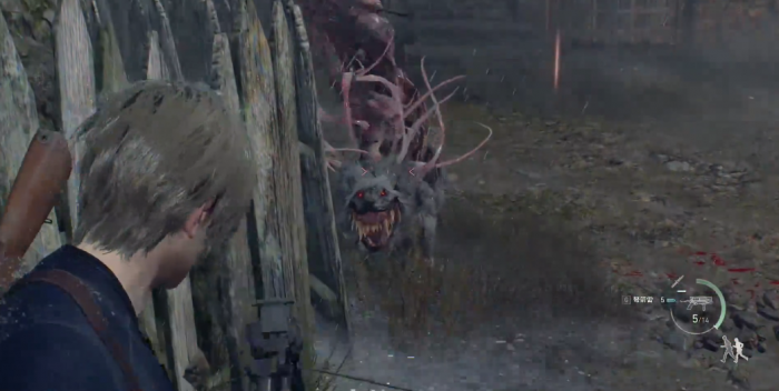 生化危机4凶猛的疯狗怎么打1