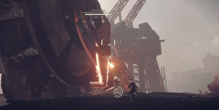 尼尔机械纪元巨型机械兵器怎么打1