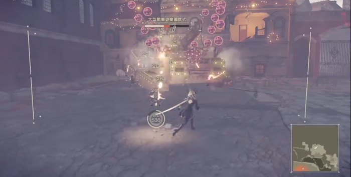 尼尔机械纪元大型战车怎么打1