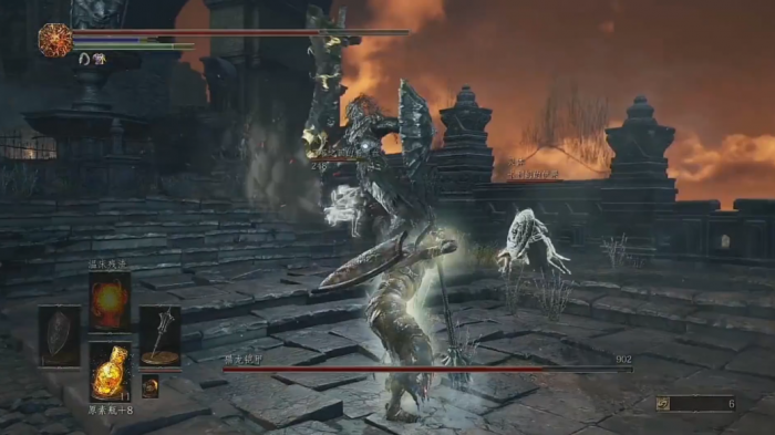 黑暗之魂3猎龙铠甲怎么打1