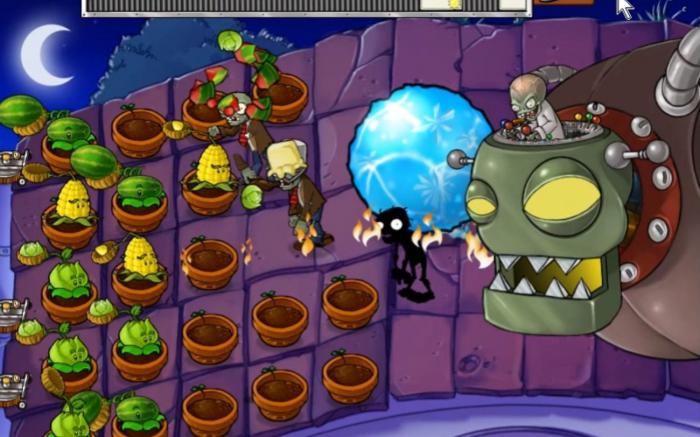 植物大战僵尸僵王博士怎么打1