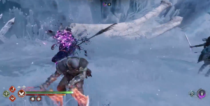 战神5渡鸦管理人怎么打1