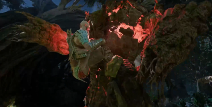 战神5森林远古魔像怎么打1