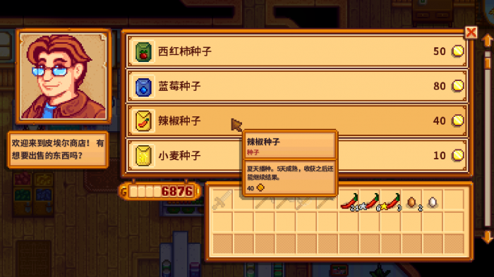 星露谷物语初期买什么种子1