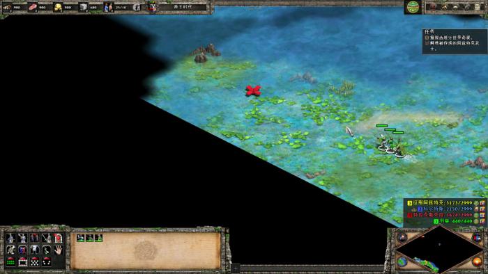 帝国时代2蒙特苏马第四关怎么过1