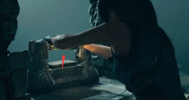 古墓丽影暗影佛像手掌怎么跳2