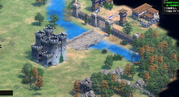 帝国时代2如何建造兵营2