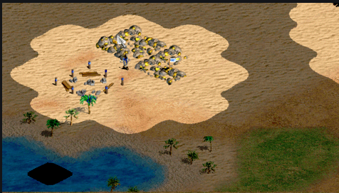 帝国时代2如何建造兵营3