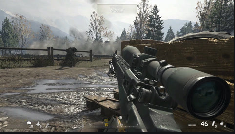 使命召唤4狙击枪怎么用1