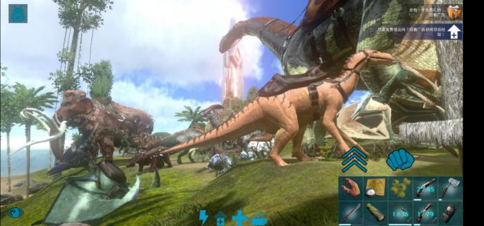 方舟生存进化中如何驯服三角龙2