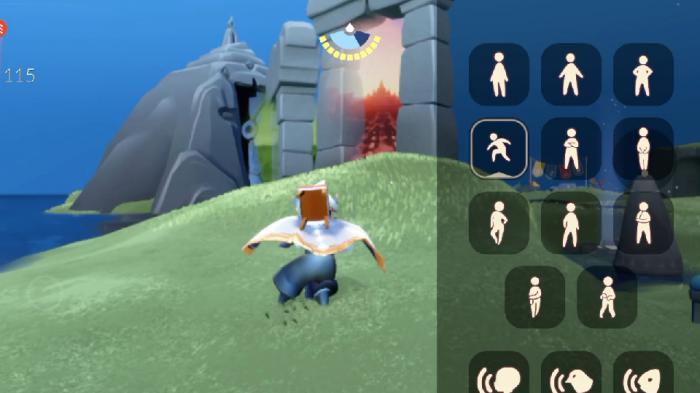 光遇怎么遁地的1