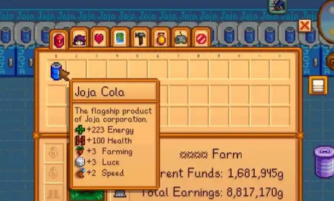 星露谷物语joja可乐有什么用1