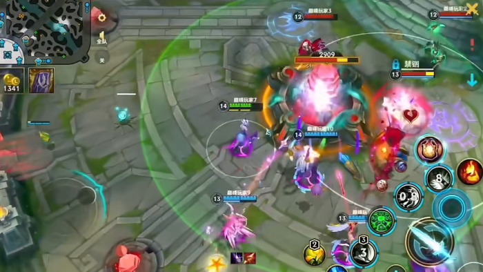 英雄联盟手游锐雯的连招技巧2