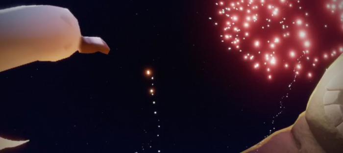 光遇烟花棒如何瞄准2