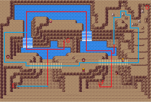 口袋妖怪火红石英高原怎么过1
