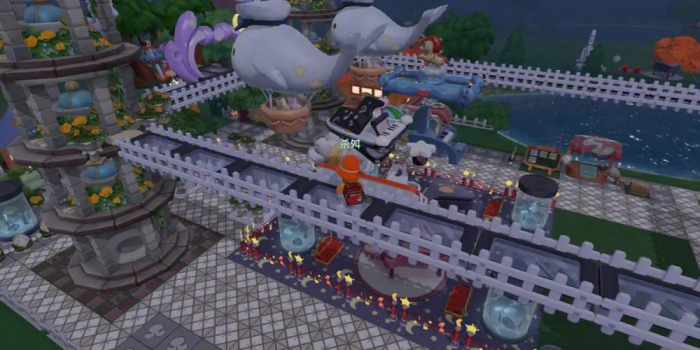 摩尔庄园叠加的塔怎么移动2