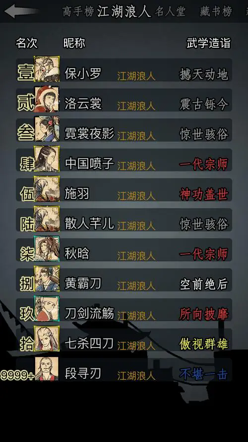 放置江湖转生门派顺序怎么看2