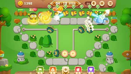 保卫萝卜三工厂第20关怎么过1