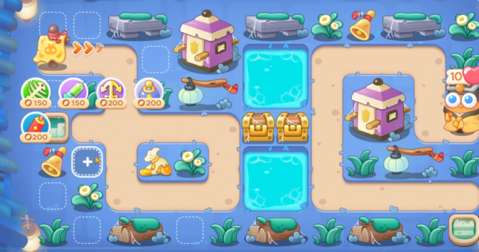 保卫萝卜4阿波道长第20关怎么过1