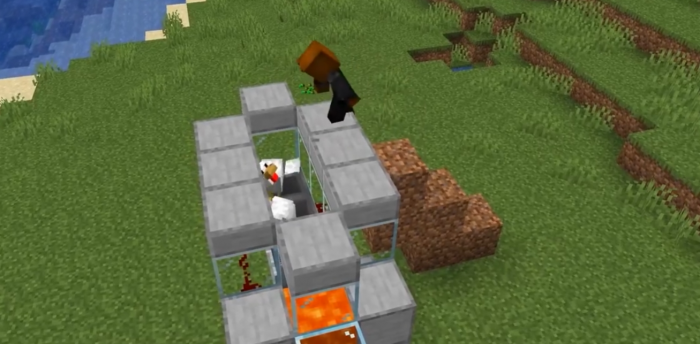 我的世界自动化鸡舍怎么建1