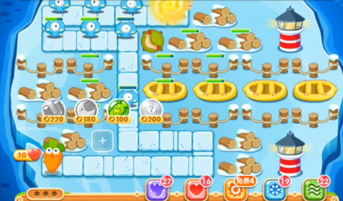 保卫萝卜2第111关怎么过1