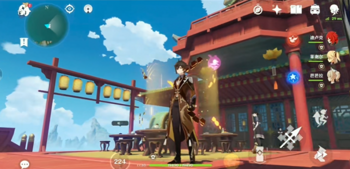 原神船顶上的岩神瞳怎么拿2