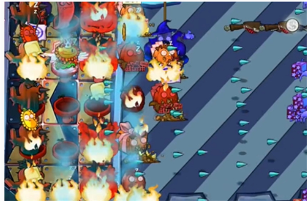 植物大战僵尸杂交版英雄模式爆炸装置怎么过6