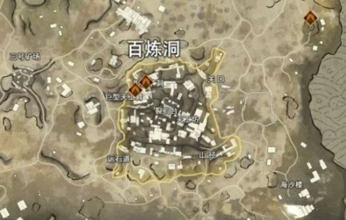 永劫无间百炼洞金堆绿堆在哪刷新_永劫无间百炼洞三号矿场在哪