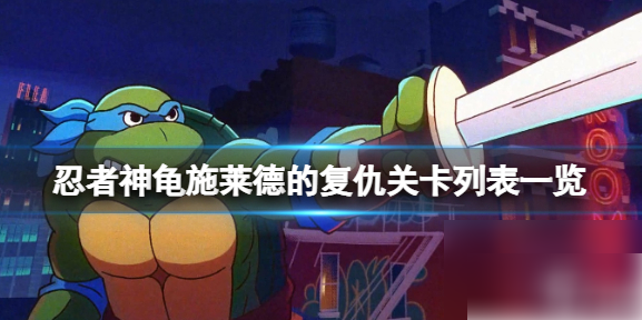 忍者神龟施莱德的复仇一共几关1