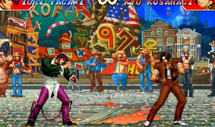 拳皇97练手法的_拳皇97练招