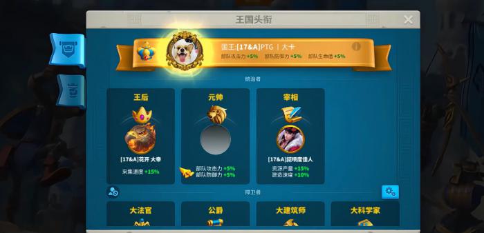 万国觉醒头衔有什么加成1