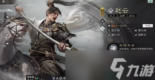 三国天下归心赵云有什么技能2