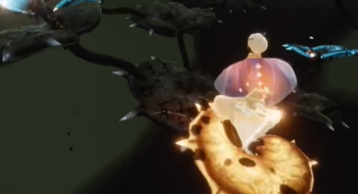 光遇怎么让墓土大花炸掉2