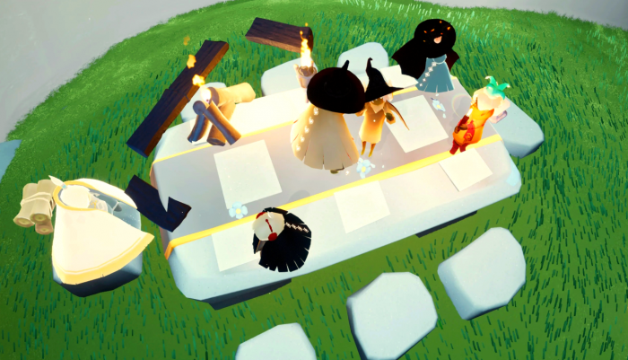 光遇吃饭的地方可以放什么道具_光遇可以吃人吗