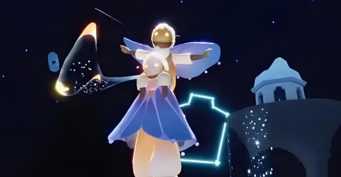 光遇背背如何做起飞动作1