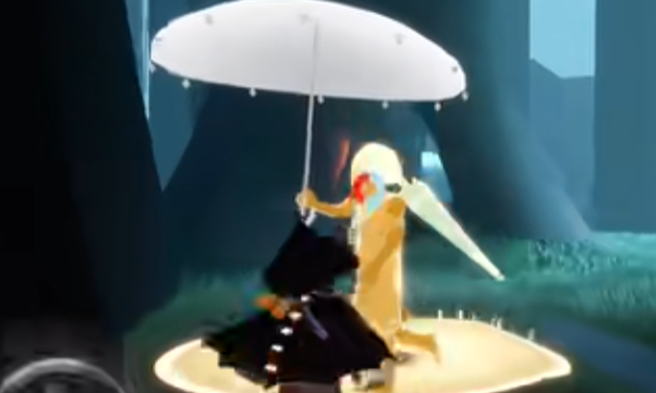 光遇怎么让夏日先祖打伞1