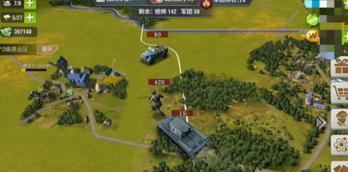 二战风云2中怎么打要塞团3