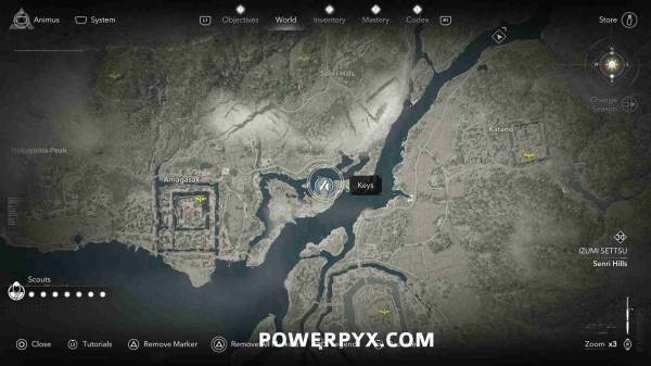 刺客信条影钥匙位置大全2