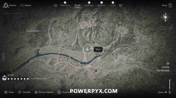 刺客信条影钥匙位置大全6