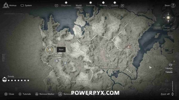 刺客信条影钥匙位置大全71